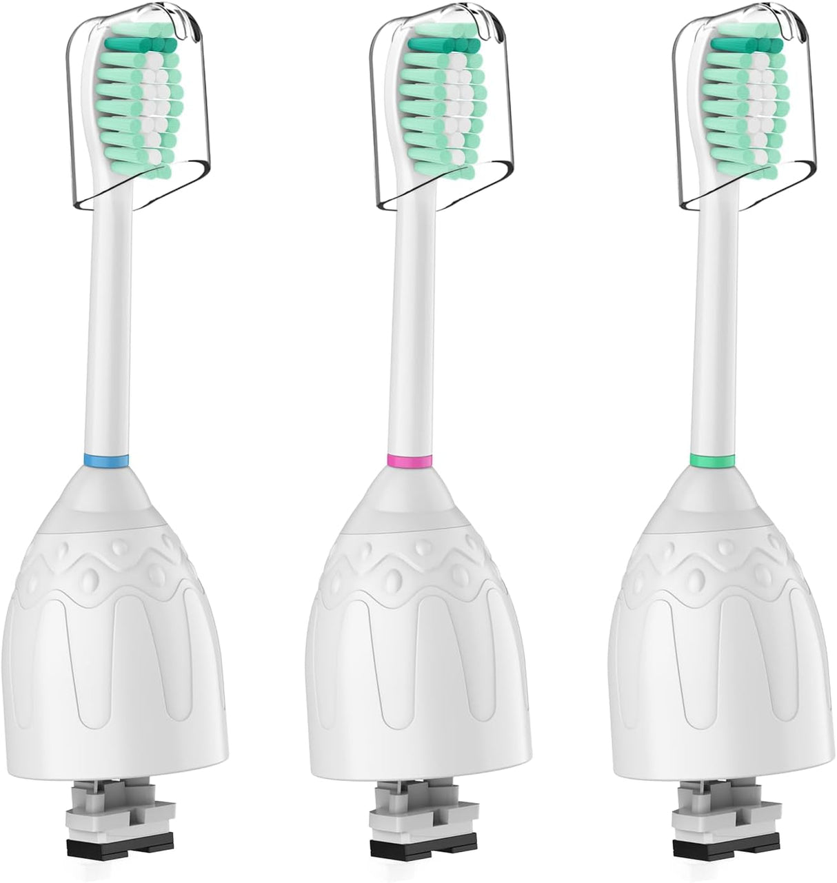 Toothbrush Heads for Philips Sonicare Replacement Brush Heads Medium Soft Dupont Bristles Electric Toothbrush Replacement Heads Fit E-Series Essence Xtreme Elite Advance and Cleancare, 4 Pack