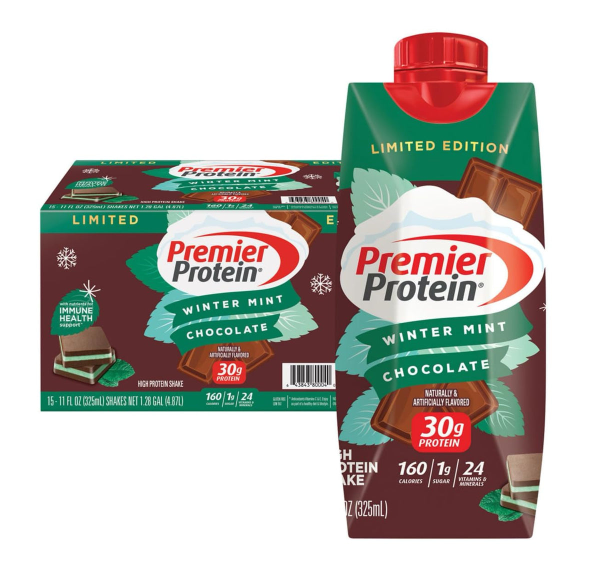 Premier Protein, Protein Shake, 8 Flavor Variety Pack, 30G Protein, 1G Sugar, 24 Vitamins & Minerals, Nutrients to Support Immune Health 11.5 Fl Oz (8 Pack)