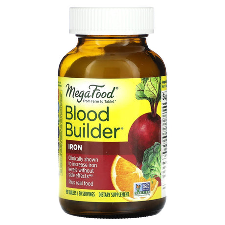 MegaFood, Blood Builder, Iron, 180 Tablets - Supply Center USA