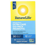 Renew Life, Ultimate Flora, Extra Care Go-Pack Probiotic, 30 Billion Live Cultures, 30 Vegetarian Capsules - Supply Center USA