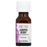 Aura Cacia, 100% Pure Essential Oil, Juniper Berry, .5 fl oz (15 ml)