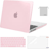 MOSISO Compatible with Macbook Pro 14 Inch Case 2024 2023 2022 2021 M4 M3 M2 M1 Pro Max A3112 A3185 A3401 A2918 A2992 A2779 A2442, Plastic Hard Shell&Keyboard Cover&Screen Film&Pouch, Black