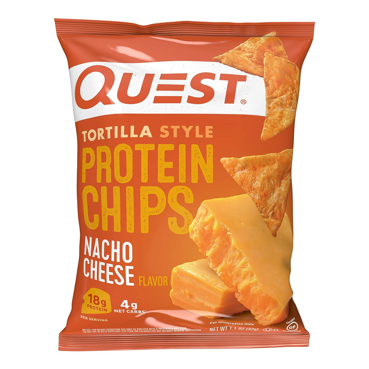 Quest Nutrition Tortilla Style Protein Chips Variety Pack, Chili Lime, Nacho Cheese, Loaded Taco, Low Carb, High Protein, Gluten Free, 1.1 Oz (Pack of 12)