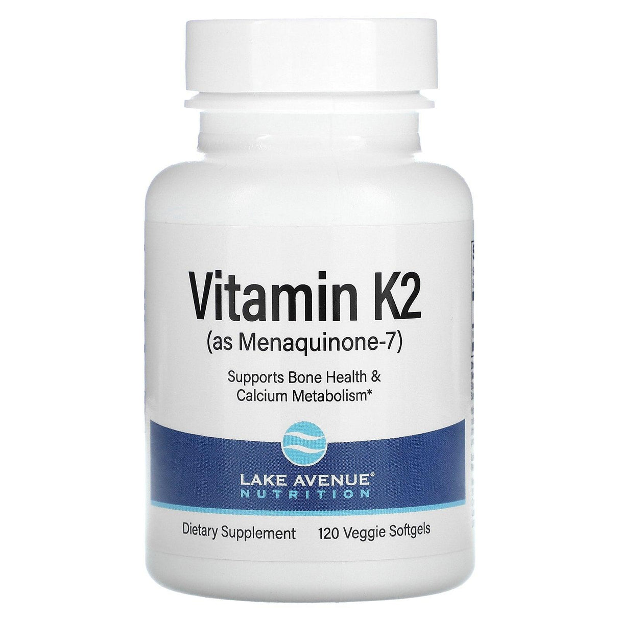 Lake Avenue Nutrition, Vitamin K2 (as Menaquinone-7), 50 mcg, 360 Veggie Softgels - Supply Center USA