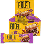 FULFIL Protein Snack Bars, NEW Recipe Chocolate Salted Caramel, 15G Protein, Pantry Staples, 12 Count, Packaging May Vary
