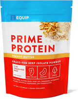 Equip Foods Prime Protein Powder | Clean, Grass Fed Beef Protein Isolate | Carnivore Protein Powder | Paleo, Keto Friendly | Gluten, Dairy Free | Helps Build & Repair Tissue | 30 Servings, Chocolate
