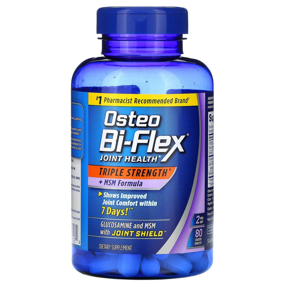 Osteo Bi-Flex, Joint Health, Triple Strength + MSM Formula, 80 Coated Tablets - Supply Center USA