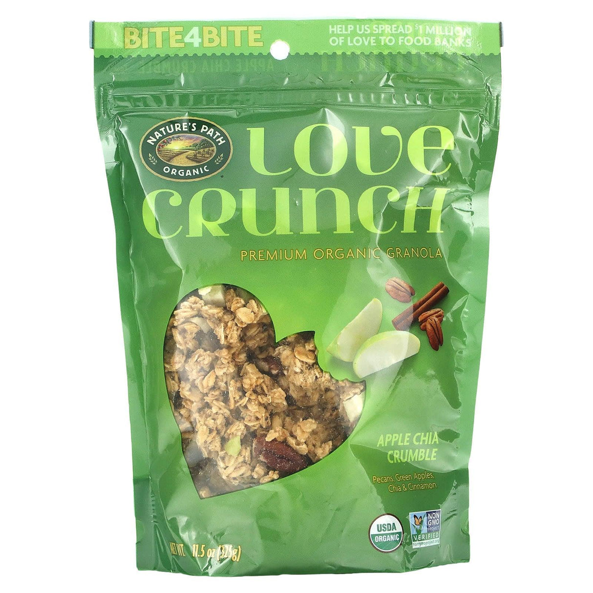 Nature's Path, Love Crunch, Premium Organic Granola, Dark Chocolate & Hazelnut Butter, 10.6 oz (300 g) - Supply Center USA