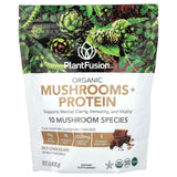 PlantFusion, Organic Mushrooms + Protein, Rich Chocolate , 1 lb (476 g) - Supply Center USA