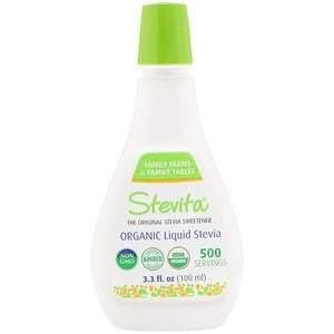 Stevita, Organic Liquid Stevia, 3.3 fl oz (100 ml) - HealthCentralUSA