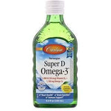 Carlson Labs, Norwegian, Super D Omega-3, Natural Lemon Flavor, 8.4 fl oz (250 ml) - Supply Center USA