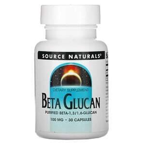 Source Naturals, Beta Glucan, 100 mg, 30 Capsules - Supply Center USA