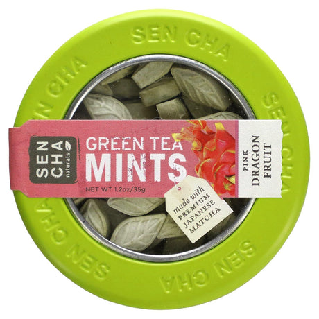 Sencha Naturals, Green Tea Mints, Pink Dragon Fruit, 1.2 oz (35 g) - Supply Center USA