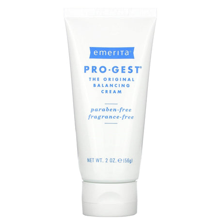 Emerita, Pro-Gest, Balancing Cream, Fragrance Free, 2 oz (56 g) - Supply Center USA