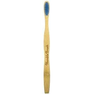 The Humble Co., Humble Brush, Adult Soft, Blue, 1 Toothbrush - HealthCentralUSA