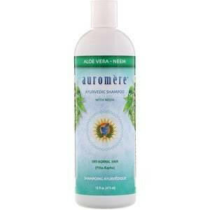 Auromere, Ayurvedic Shampoo with Neem, Aloe Vera, 16 fl oz (473 ml) - HealthCentralUSA