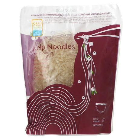 Sea Tangle Noodle Company, Kelp Noodles With Konaberry, 12 oz (340 g) - Supply Center USA