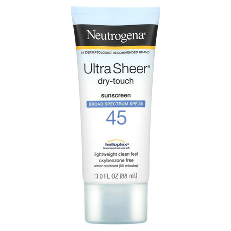 Neutrogena, Ultra Sheer Dry Touch Sunscreen, SPF 55, 3 fl oz (88 ml) - Supply Center USA