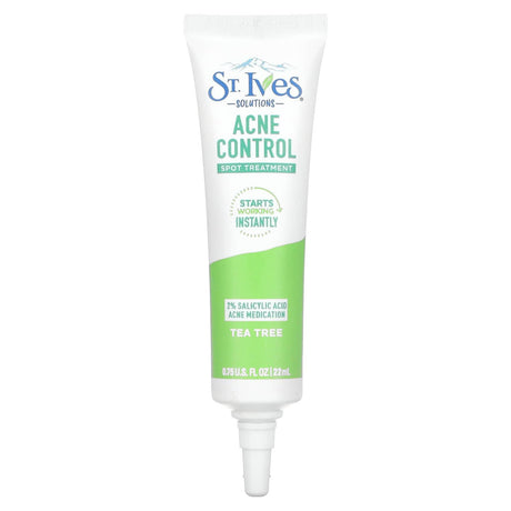 St. Ives, Acne Control Spot Treatment, 0.75 fl oz (22 ml) - Supply Center USA