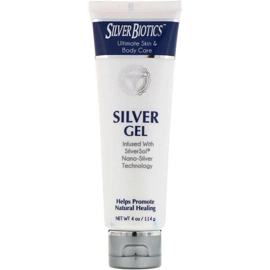 American Biotech Labs, Silver Biotics, Silver Gel, SliverSol Nano-Silver Infused Hydrogel, 4 fl oz (114 g) - HealthCentralUSA