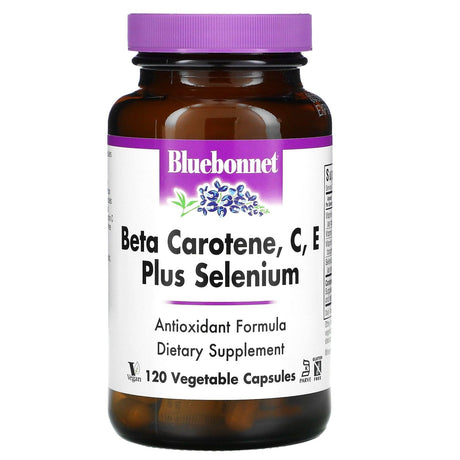 Bluebonnet Nutrition, Beta Carotene, C, E Plus Selenium, 120 Vegetable Capsules - Supply Center USA