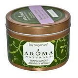 Aroma Naturals, Soy VegePure, Travel Candle, Serenity, Ylang Ylang & Lavender, 2.8 oz (79.38 g) - Supply Center USA