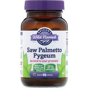 Oregon's Wild Harvest, Saw Palmetto Pygeum, 90 Gelatin Capsules - Supply Center USA