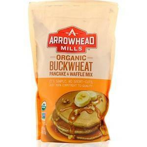 Arrowhead Mills, Organic Buckwheat, Pancake & Waffle Mix, 1.6 lbs (737 g) - Supply Center USA