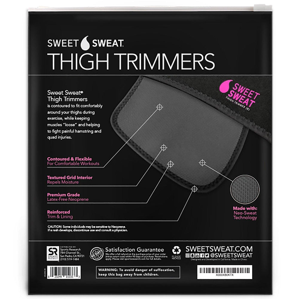 Sports Research, Sweet Sweat Thigh Trimmers, Medium, Pink, 1 Pair - HealthCentralUSA