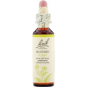 Bach, Original Flower Remedies, Mustard, 0.7 fl oz (20 ml) - HealthCentralUSA