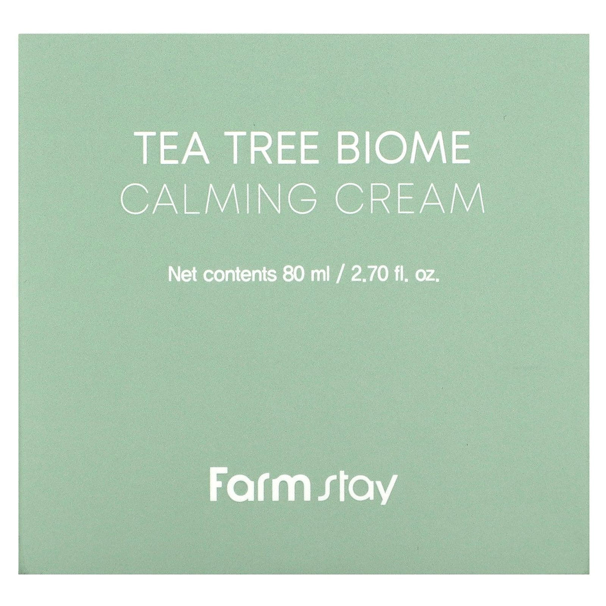 Farmstay, Tea Tree Biome, Calming Cream, 2.70 fl oz (80 ml) - Supply Center USA