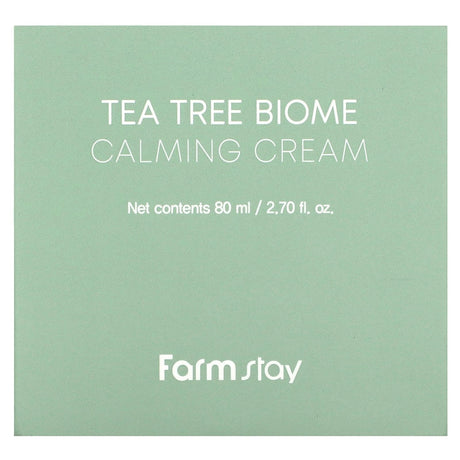 Farmstay, Tea Tree Biome, Calming Cream, 2.70 fl oz (80 ml) - Supply Center USA