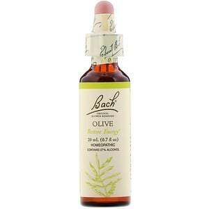 Bach, Original Flower Remedies, Olive, 0.7 fl oz (20 ml) - Supply Center USA