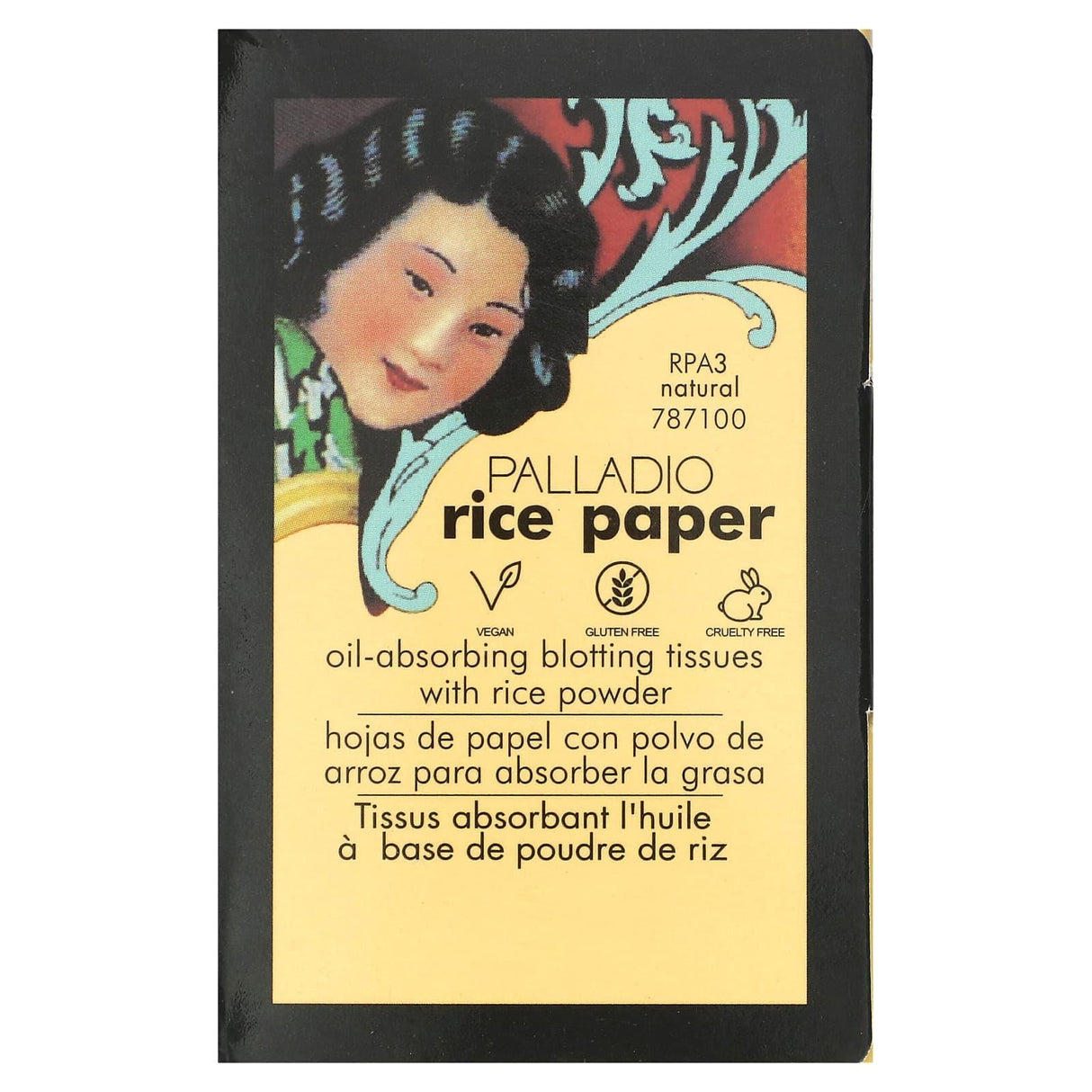 Palladio, Rice Paper, Oil-Absorbing Blotting Tissues, Translucent RPA2, 40 Tissues - Supply Center USA