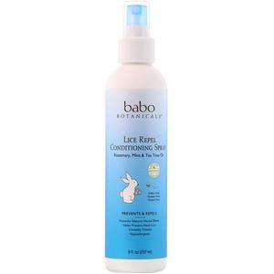 Babo Botanicals, Lice Repel Conditioning Spray, 8 fl oz (237 ml) - HealthCentralUSA