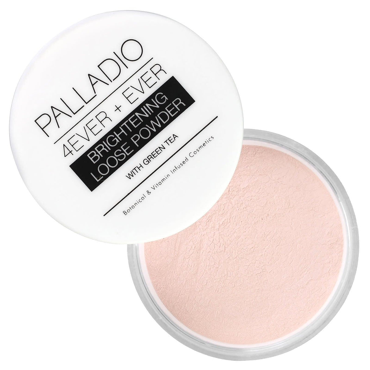 Palladio, 4Ever + Ever, Brightening Loose Powder with Green Tea, 0.21 oz (6 g) - Supply Center USA