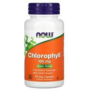 Now Foods, Chlorophyll, 100 mg, 90 Veg Capsules - Supply Center USA