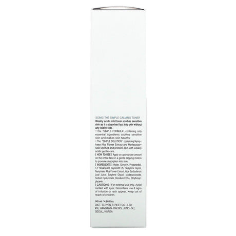 Scinic, The Simple Calming Toner, pH 5.5, 4.90 fl oz (145 ml) - Supply Center USA