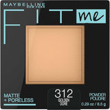 Maybelline Fit Me Matte + Poreless Pressed Face Powder Makeup & Setting Powder, Classic Ivory, 1 Count - Supply Center USA