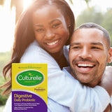 Culturelle Daily Probiotic Capsules for Men & Women, Most Clinically Studied Probiotic Strain, Digestive & Gut Health, Supports Occasional Diarrhea, Gas & Bloating, 1 Month Supply, 30 CT - Supply Center USA