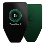 Trezor Safe 5 - Crypto Hardware Wallet with Secure Element & Passphrase, Color Touchscreen and Haptic Feedback, Protect Your Bitcoin and Digital Assets (Black Graphite)