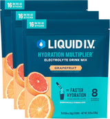 Liquid I.V.® Hydration Multiplier - Seaberry | Electrolyte Powder Drink Mix | 3 Pack (48 Servings)