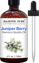 Majestic Pure Lavender Essential Oil with Glass Dropper | 100% Pure and Natural Lavender Oil | Premium Grade Essential Oils for Diffusers, Skin, Aromatherapy, Massage | 4 Fl Oz