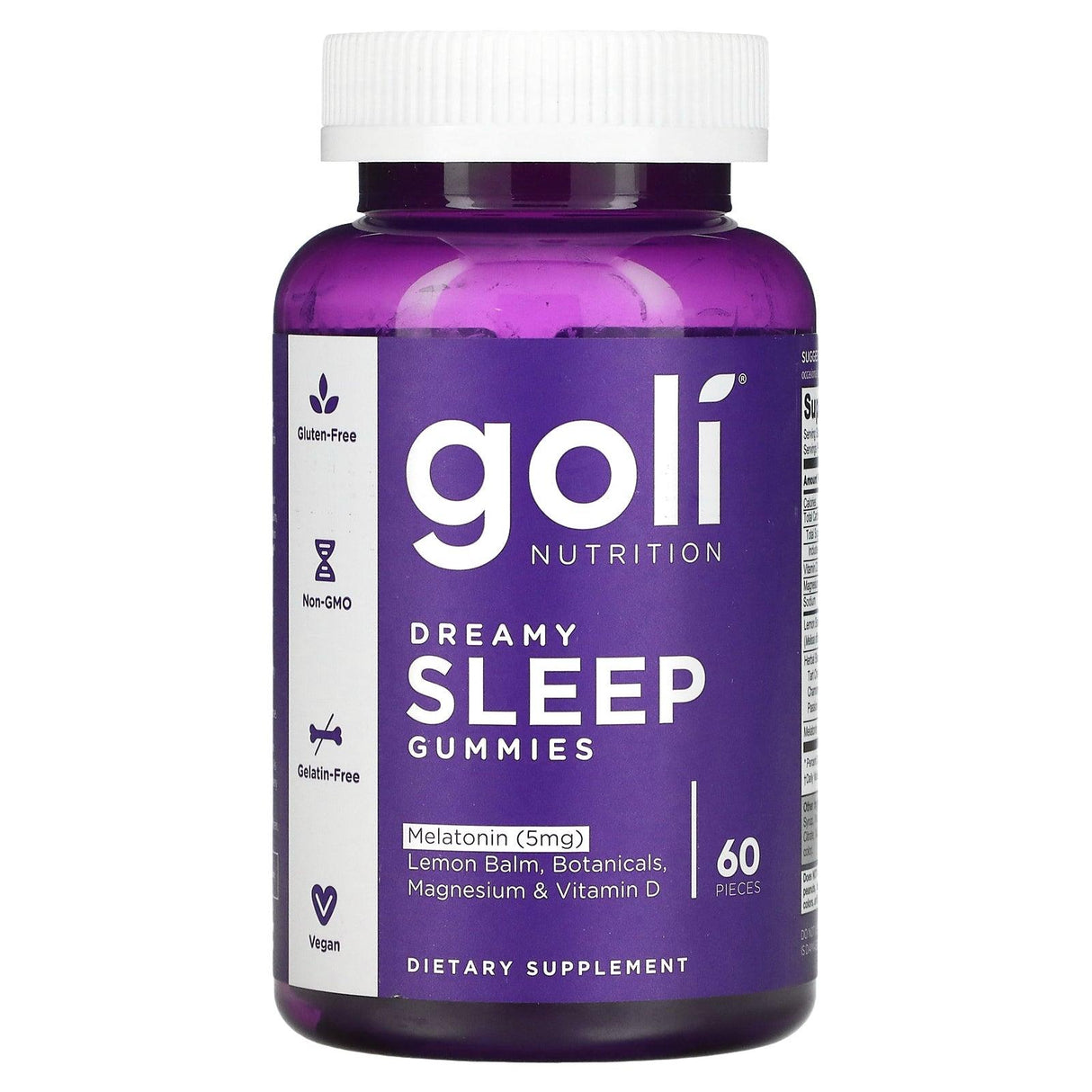 Goli Nutrition, Dreamy Sleep Gummies, 60 Pieces - Supply Center USA