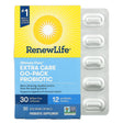 Renew Life, Ultimate Flora, Extra Care Go-Pack Probiotic, 30 Billion Live Cultures, 30 Vegetarian Capsules - Supply Center USA