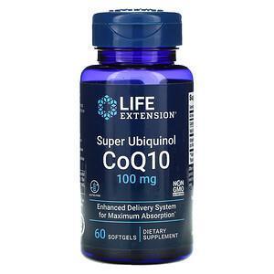 Life Extension, Super Ubiquinol CoQ10, 100 mg, 60 Softgels - Supply Center USA