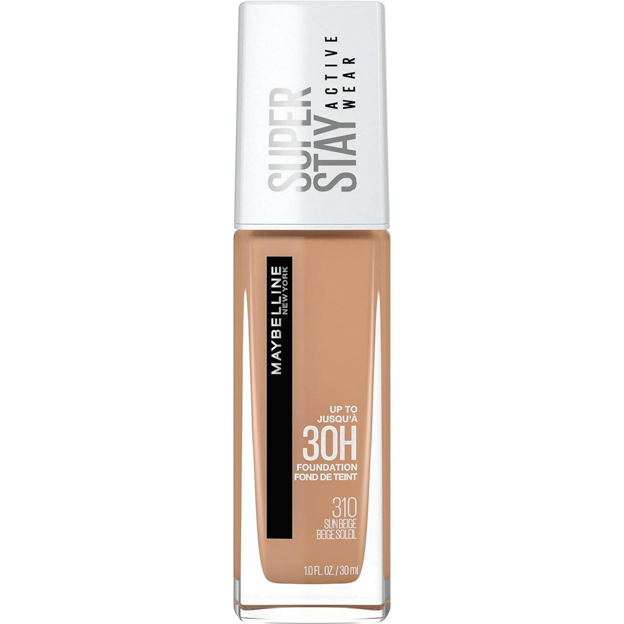 Maybelline Super Stay Full Coverage Liquid Foundation Active Wear Makeup, up to 30Hr Wear, Transfer, Sweat & Water Resistant, Matte Finish, Light Beige, 1 Count - Supply Center USA