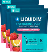 Liquid I.V.® Hydration Multiplier - Seaberry | Electrolyte Powder Drink Mix | 3 Pack (48 Servings)