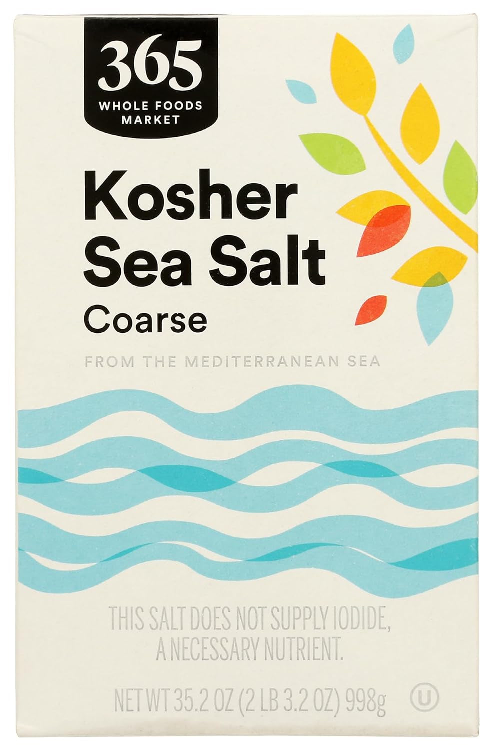 365 by Whole Foods Market, Salt Kosher, 35.2 Ounce