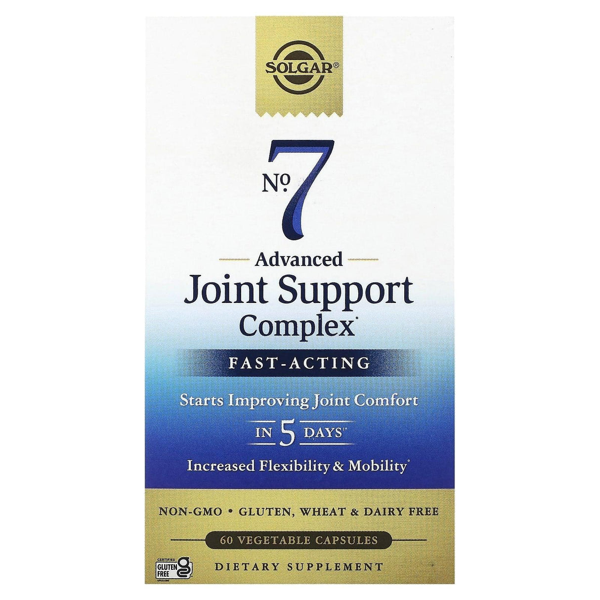 Solgar, No. 7, Advanced Joint Support Complex, 90 Vegetable Capsules - Supply Center USA